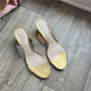 SCHUTZ Victorie Block Heeled Sandals